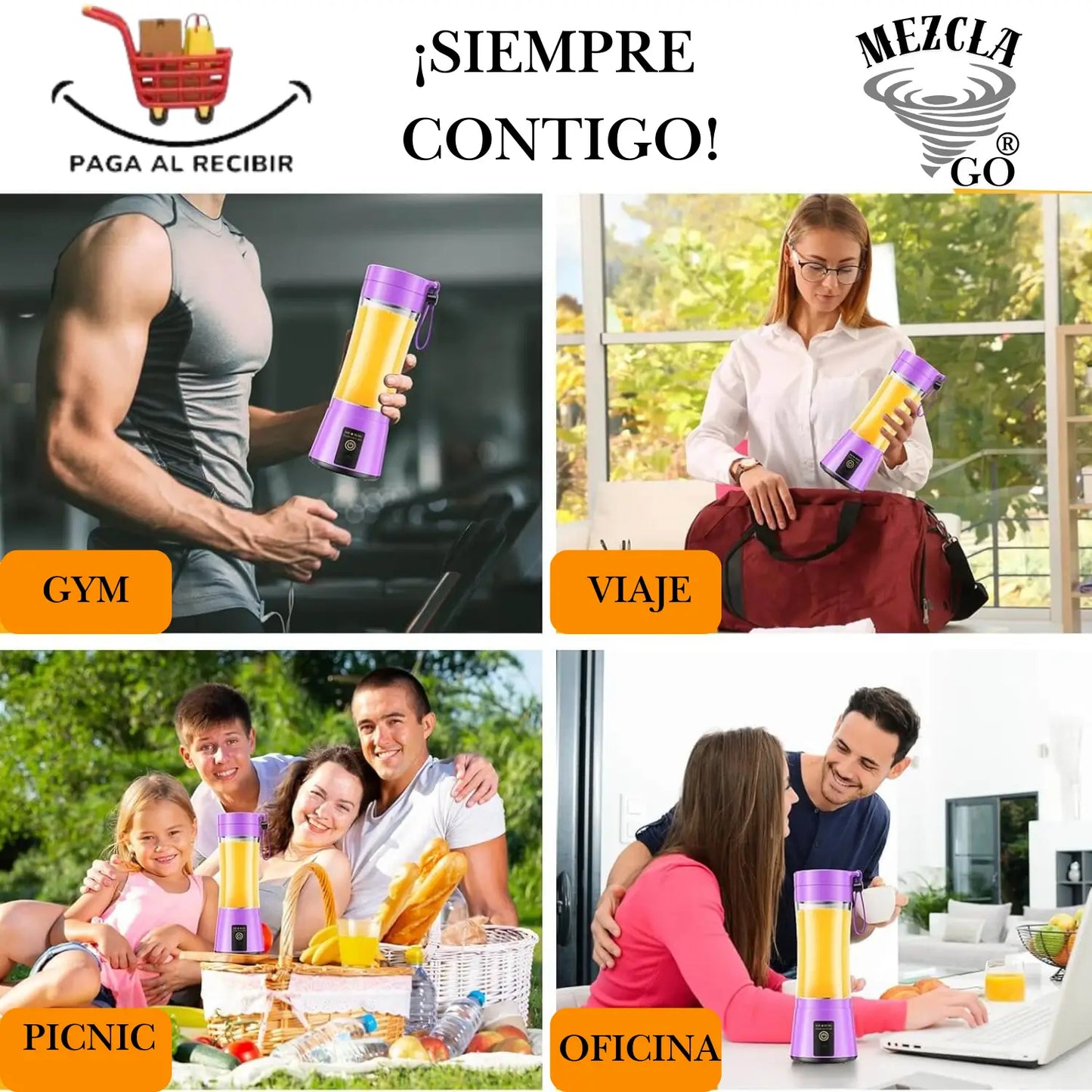 MINI LICUADORA PORTATIL MezclaGO + ENVIO GRATIS