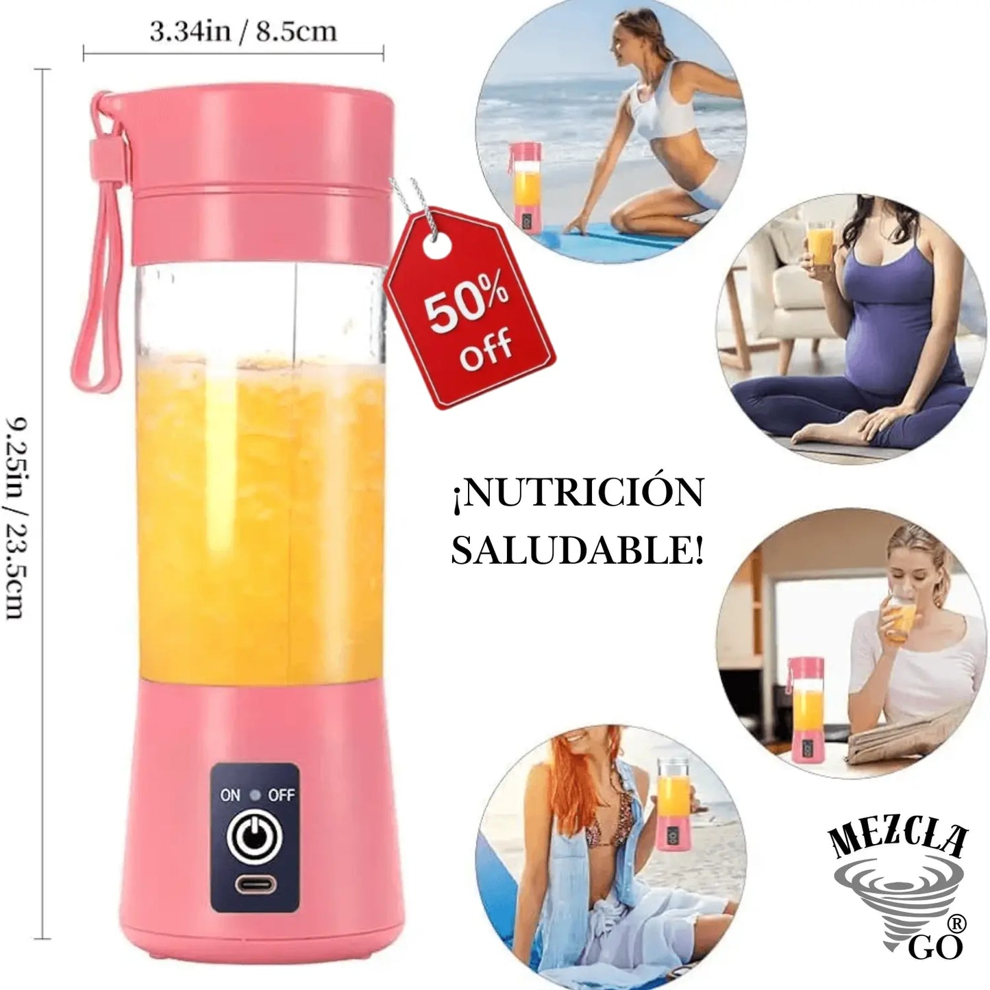 MINI LICUADORA PORTATIL MezclaGO + ENVIO GRATIS