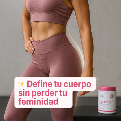 Creatina Monohidratada™ Woman Power – Rendimiento Total – Aumenta tu fuerza y definición sin perder feminidad + ENVIO GRATIS