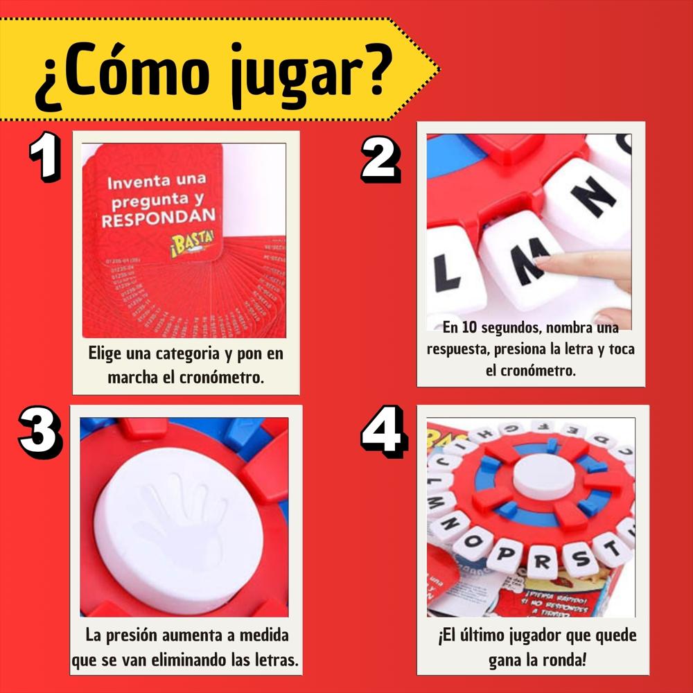 🧠 BASTA Piensa Rápido – juego de mesa + ENVÍO GRATIS